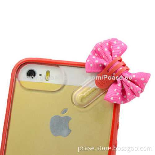 Shawl Transparent TPU Case for iPhone 5S, OEM Packaging Welcomed